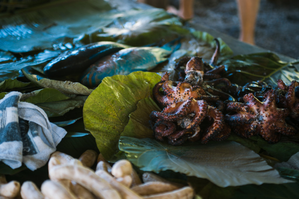 Samoan Umu Experience - Octopus, a Samoa Budget Roadtrip Must