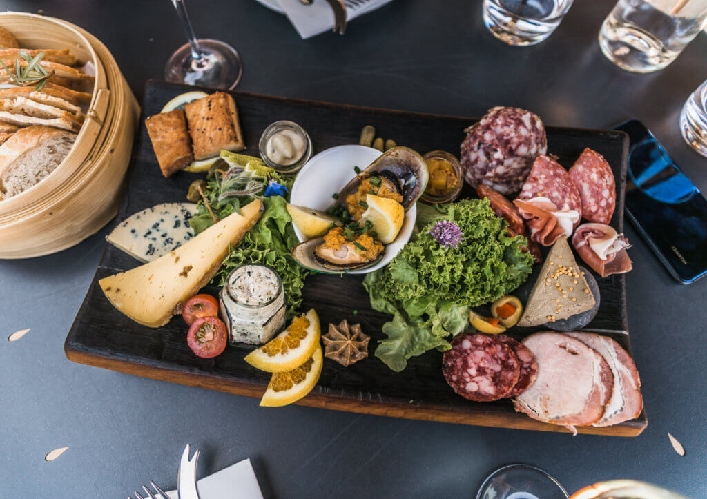 platter at Giesen Estate