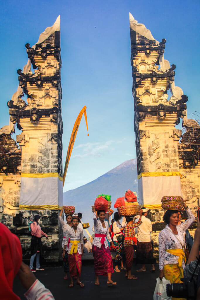 Balinese Ceremony Temple