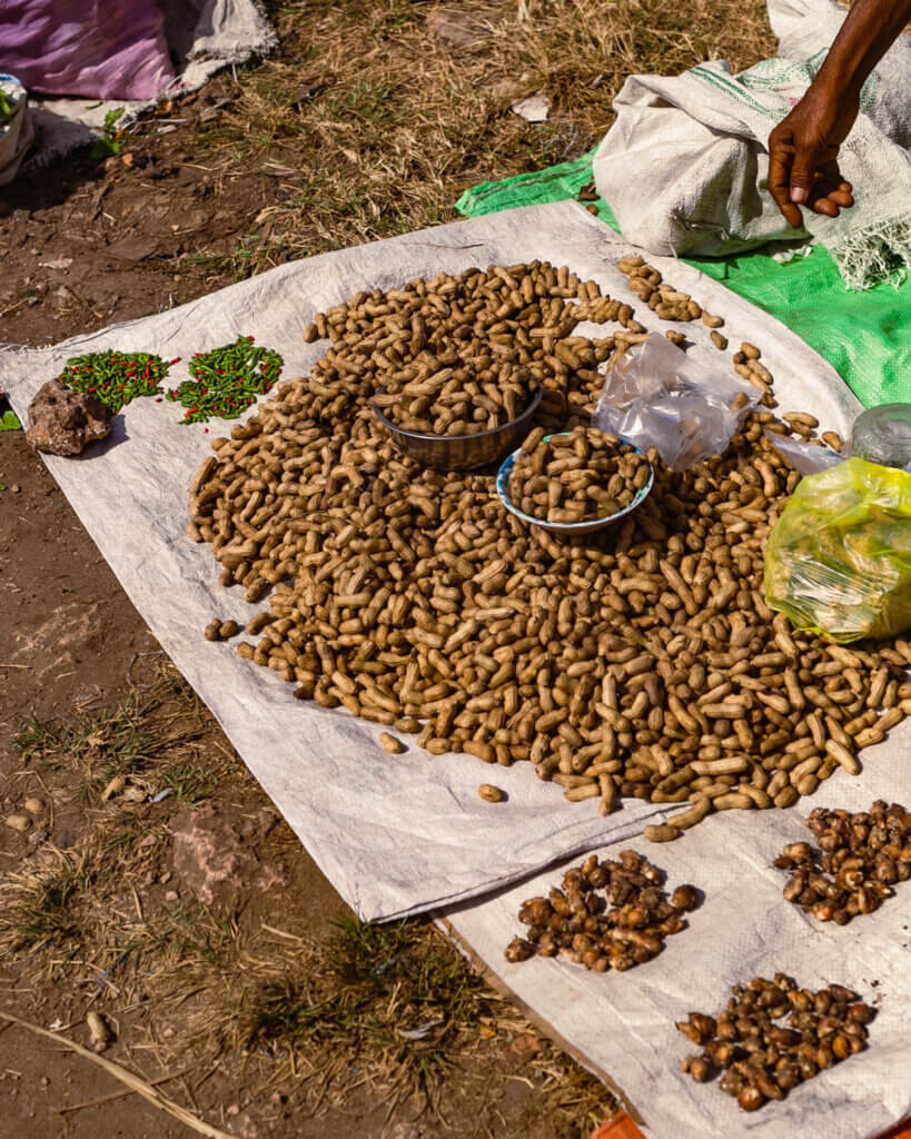 Peanuts in Sumba Local Market Melolo - Sumba places to see
