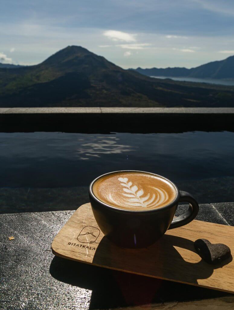 coffee and volcano