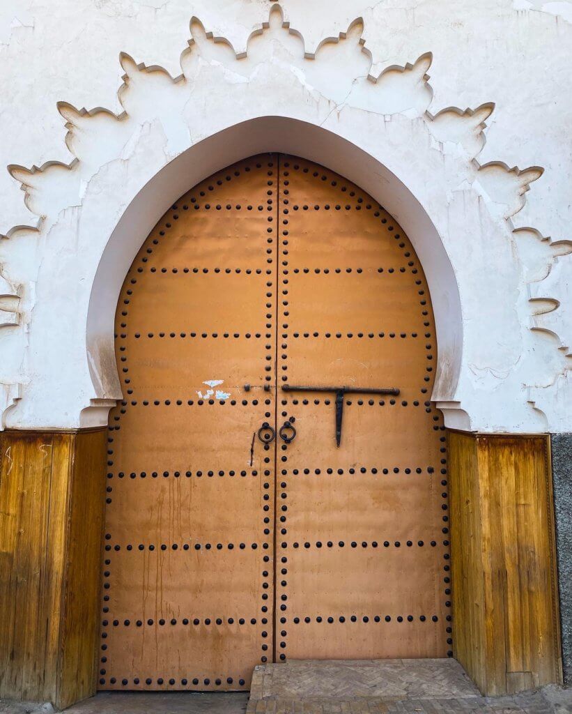 Marrakesh Travel Aesthetic, Morocco Doors in Medina