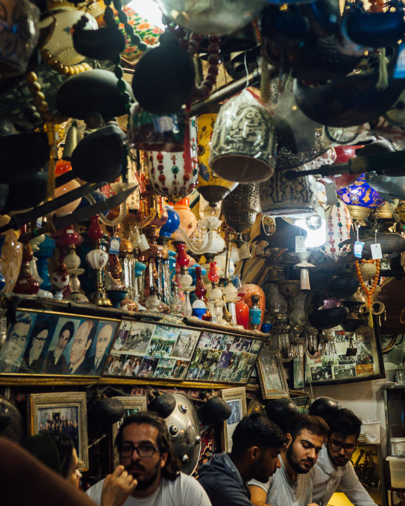 Lunch spot on your Iran travel itinerary in Azadegan Tea House