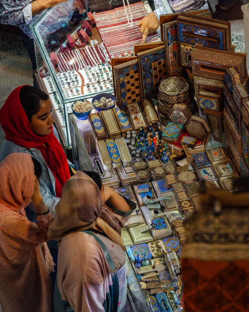 Visit of Grand Bazaar on this Iran travel itinerary