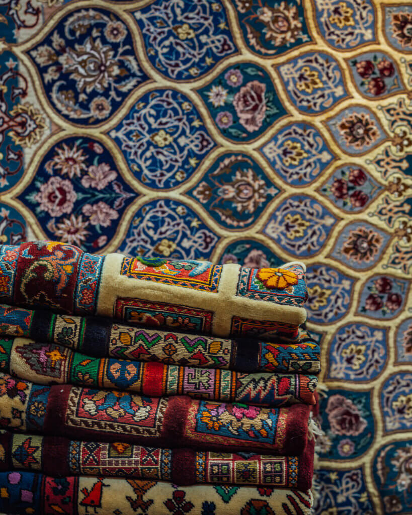 Grand Bazaar at Iran travel itinerary