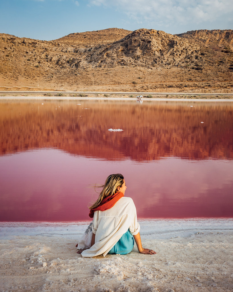 Visit the Pink Lake in Shiraz on your part of your Iran travel itinerary