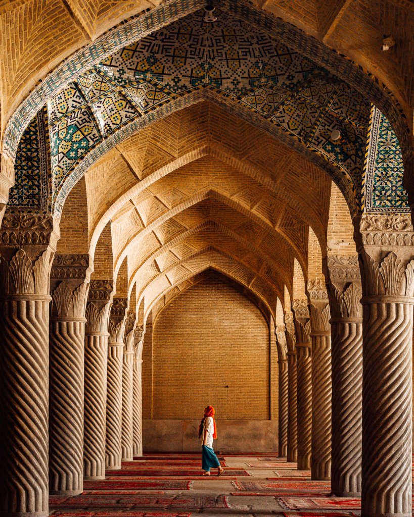 Iran travel itinerary with Shiraz Vakil Mosque