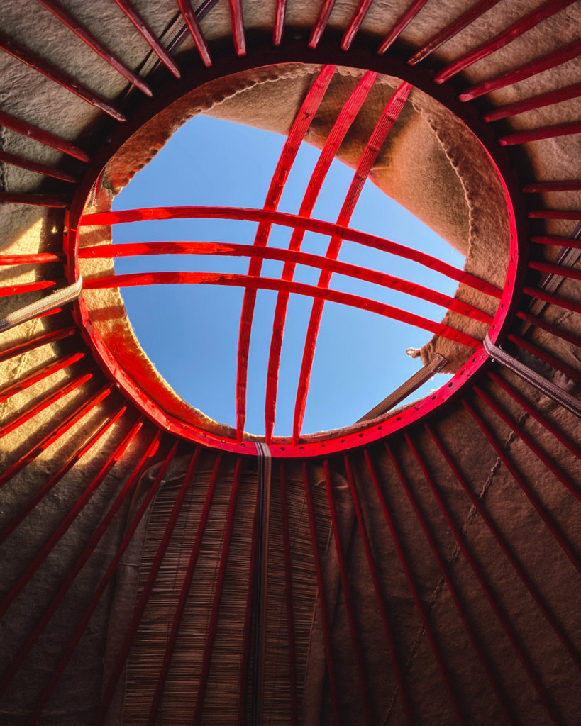 Inside of Yurt in Son Kul