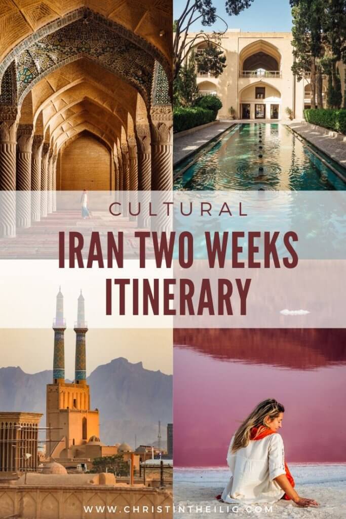 iran travel itinerary