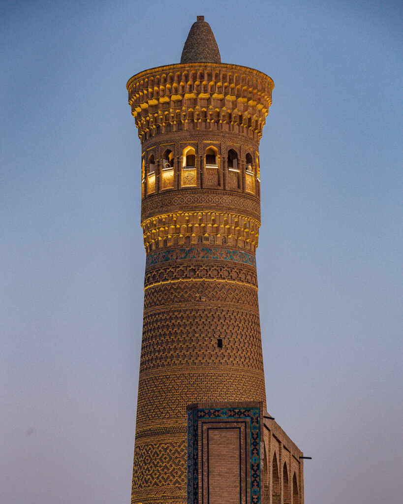 Kaylan Minaret, one of the most beautiful places in Uzbekistan