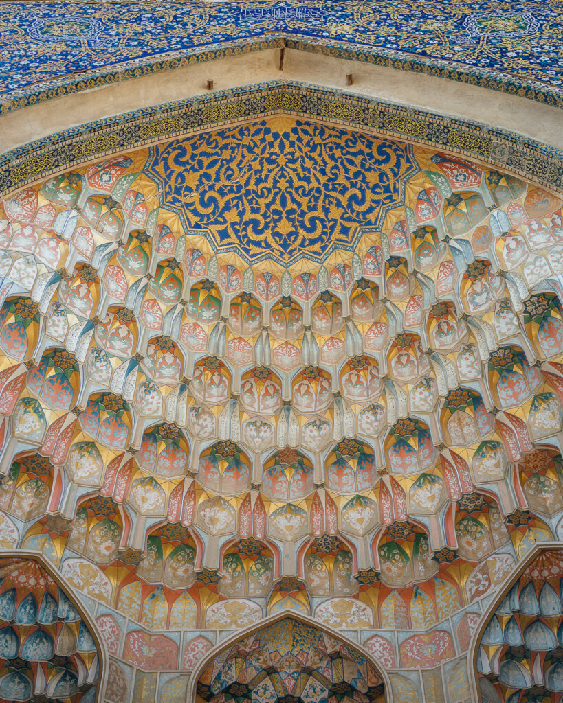 Tiles at Abdulaziz Khan Madrassa