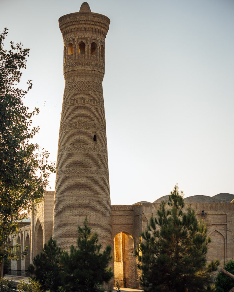 Minaret Khoja Gaukushan Ensemble - one of many beautiful places in Uzbekistan