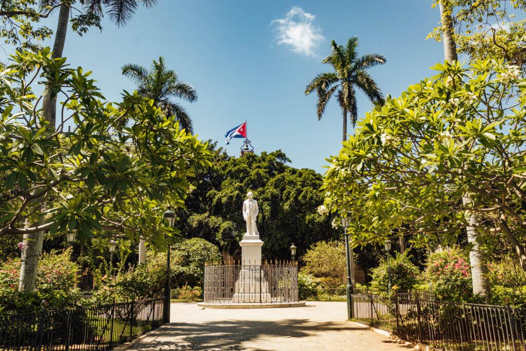 Green park to relax in Cuba/