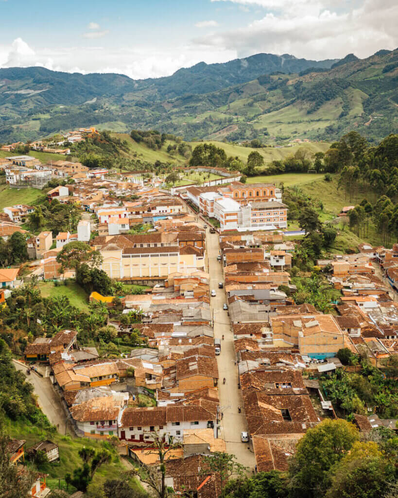 Viewpoint of Jerico city - Colombia itinerary 2 weeks