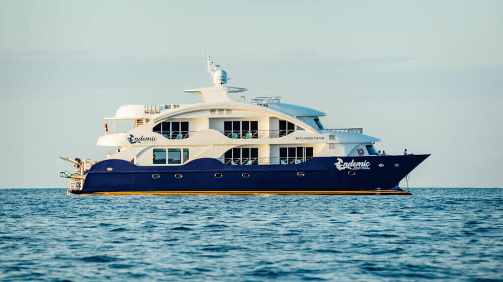 catamran cruise ship Galapagos Islands