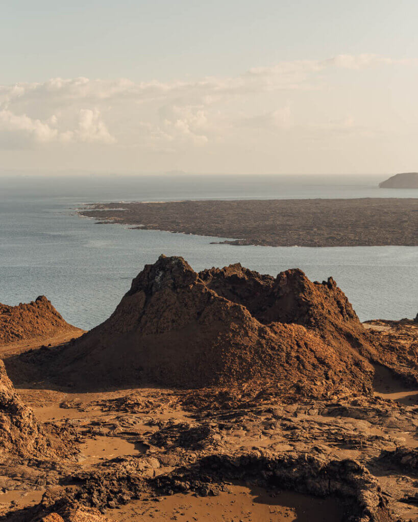 Volcano tube seen onn galapagos eco luxury cruise - Pinnacle Rock