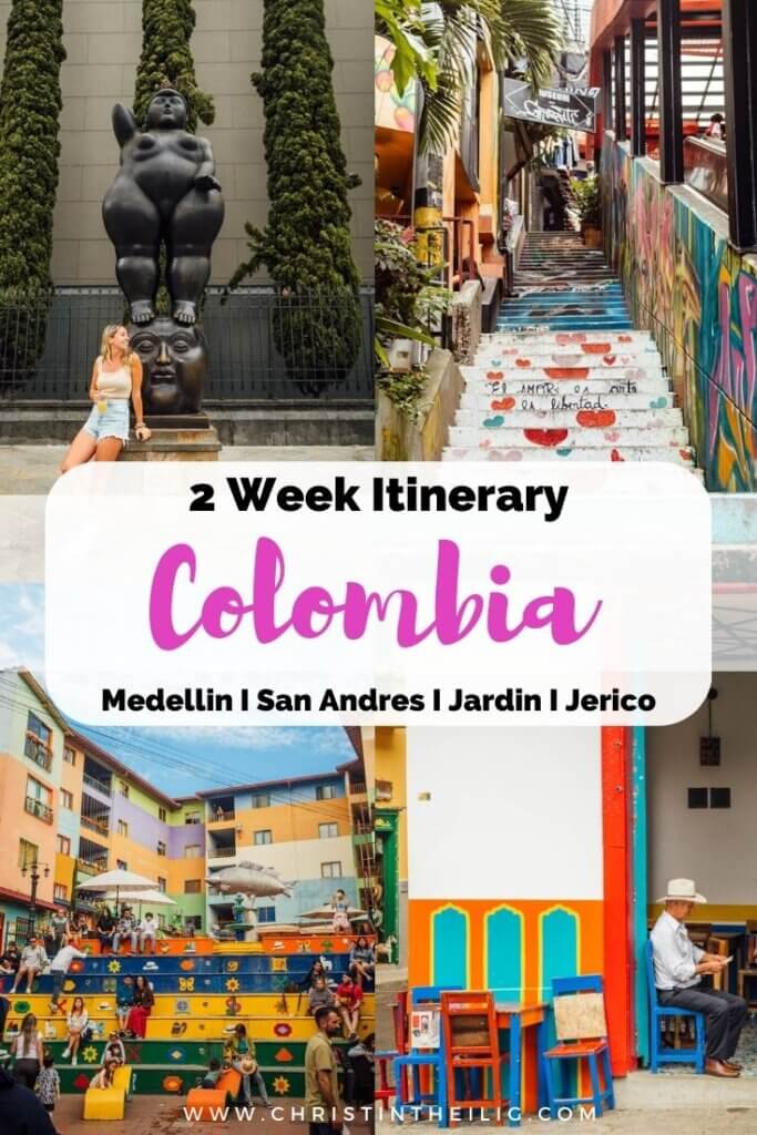 colombia itinerary 2 weeks - Medellin, San Andres, Jardin, Jerico