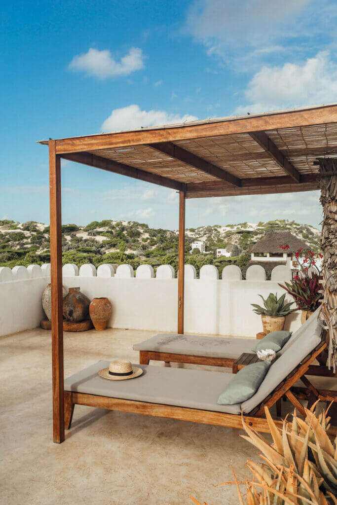 Terrace at Jua House Lamu