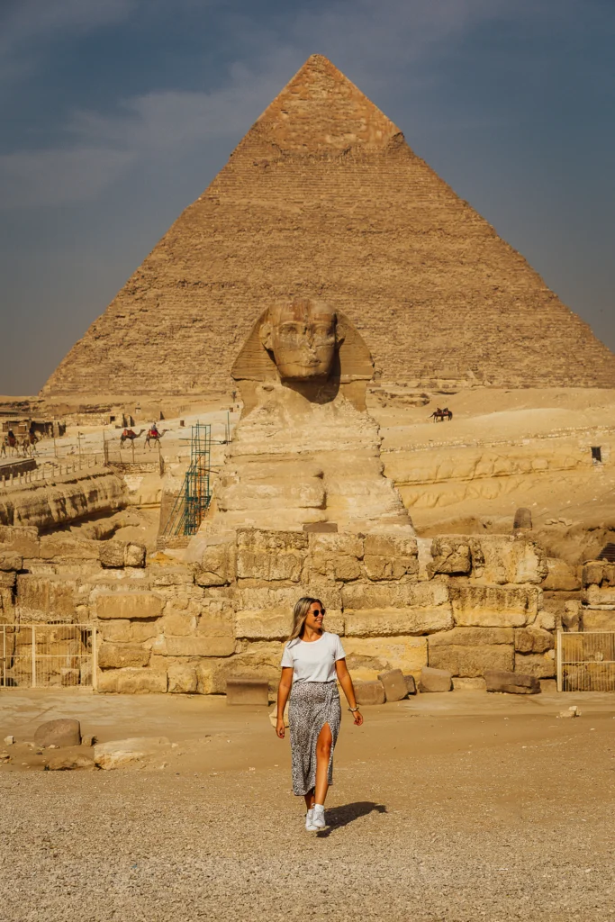 Visit the Pyramids of Giza  as part of your egypt 7 day itinerary