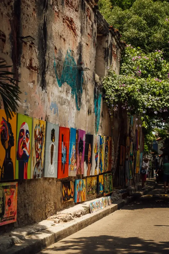 Buy art in Getsemani on your Cartagena itinerary 