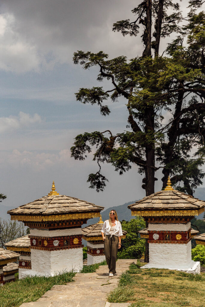 108 Stupas is one of the best places to visit bhutan