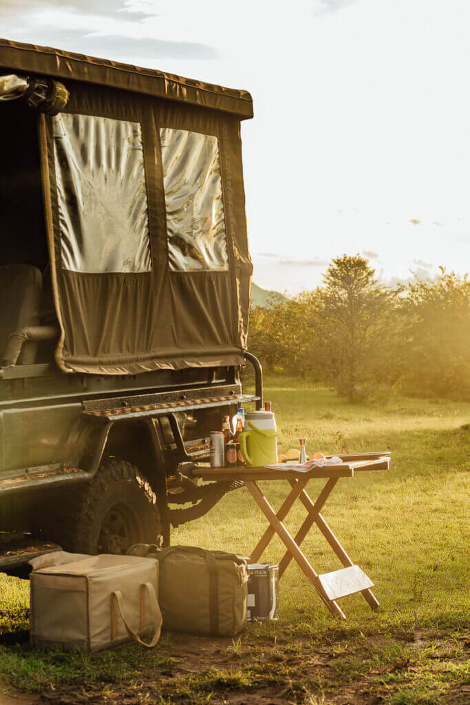 Sundowner in Masai Mara