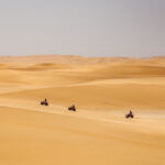 Adventurous quad biking on the vast dunes of the Namib Desert