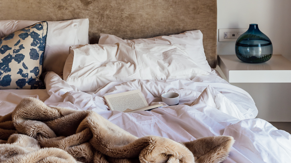 Messy bed in Windhoek Luxury Suites