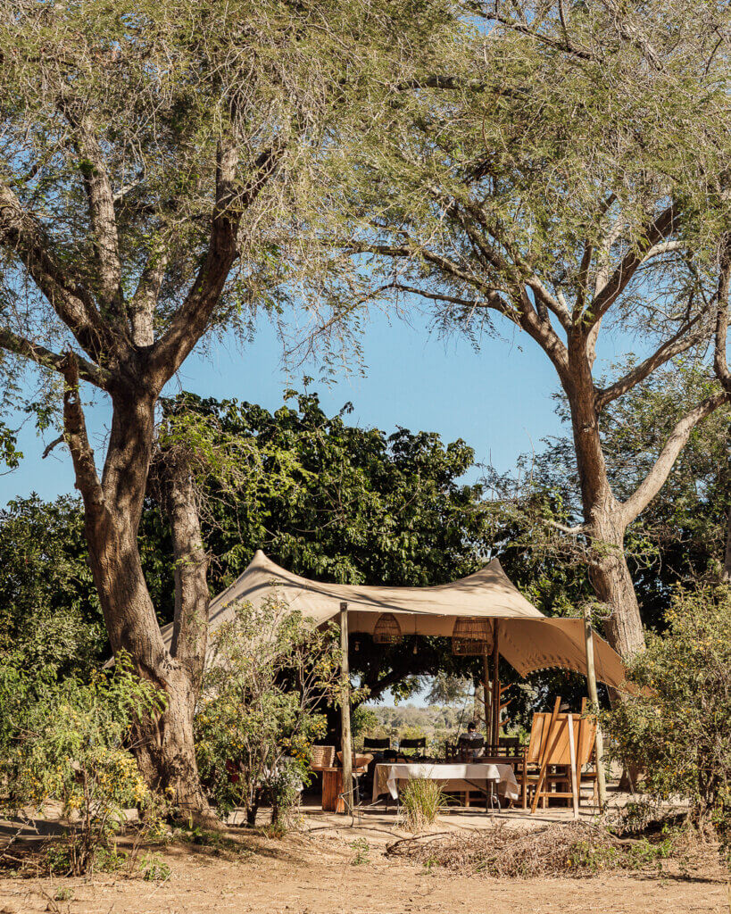Chula Island camp, as one of the best safari lodges in Lower Zambezi