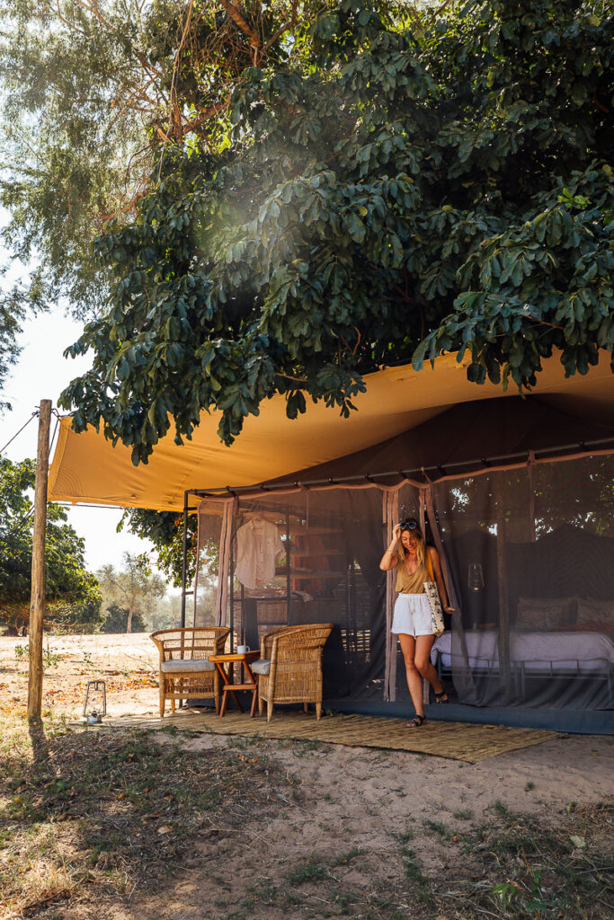 Chula Island Camp classic rustic luxury camp - best safari lodges in Lower Zambezi