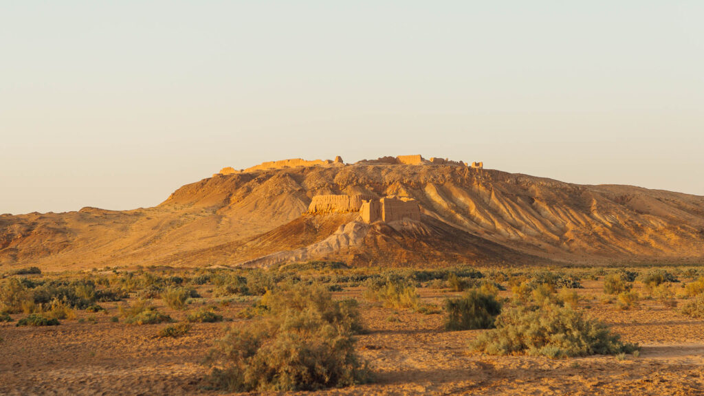 Visit the desert castles and stay in the best hotels in Khiva.