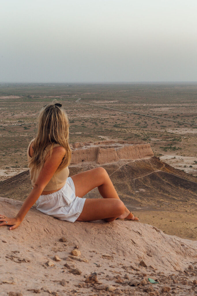 Visiting desert castles and staying in the best hotels in Khiva.