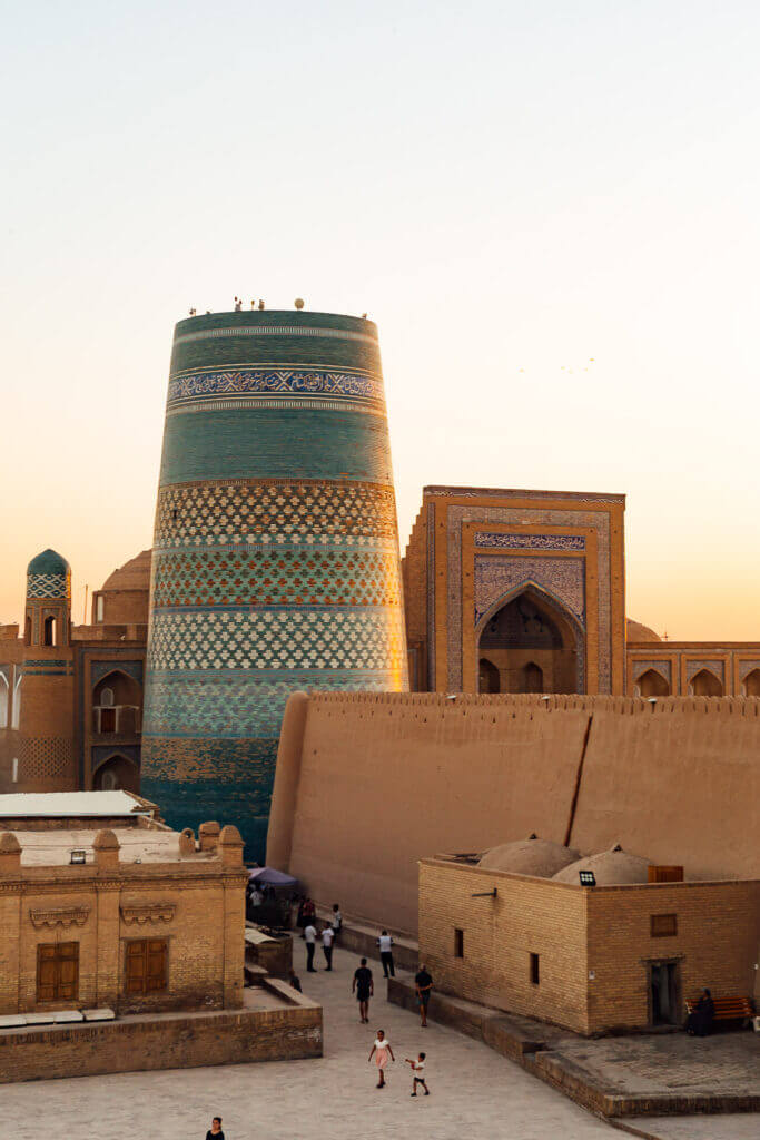 Admire the Kalta Minor and stay in the best hotels in Khiva.