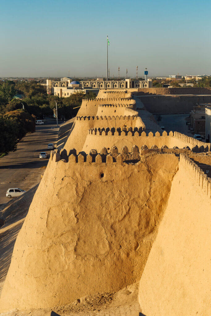 Wander the City Walls and stay in the best hotels in Khiva.