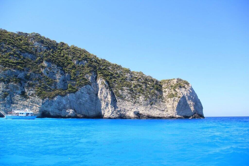 sailing the Ionian Islands with in Navagio Beach