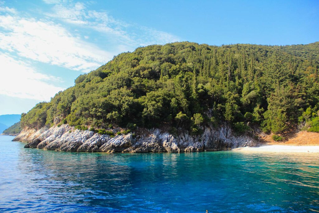 sailing the Ionian Islands and empty bays 