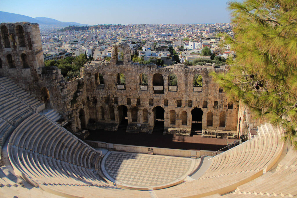 The Odeon of Herodes Atticus while staying in nearby design boutique hotels.