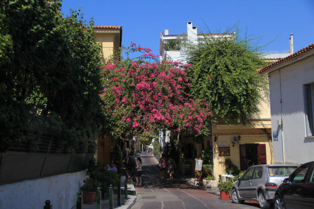 Reside in design boutique hotels Athens in cute streets