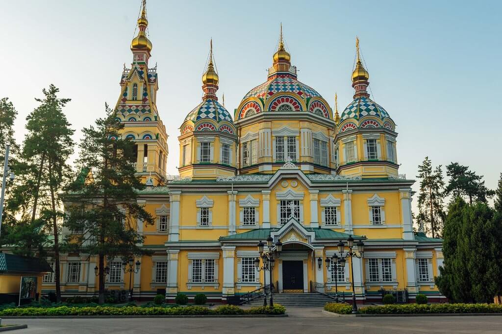 Ascension Cathedral in Panfilov Park, Almaty, Kazakhstan