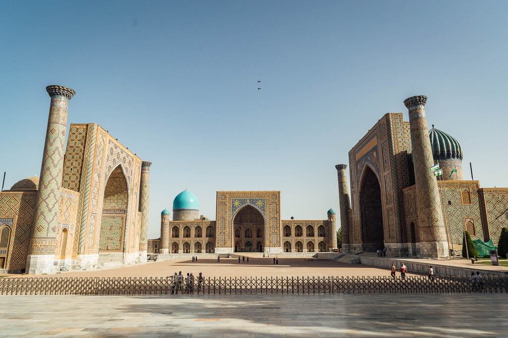 Visit Registan Palace + best hotels in Samarkand